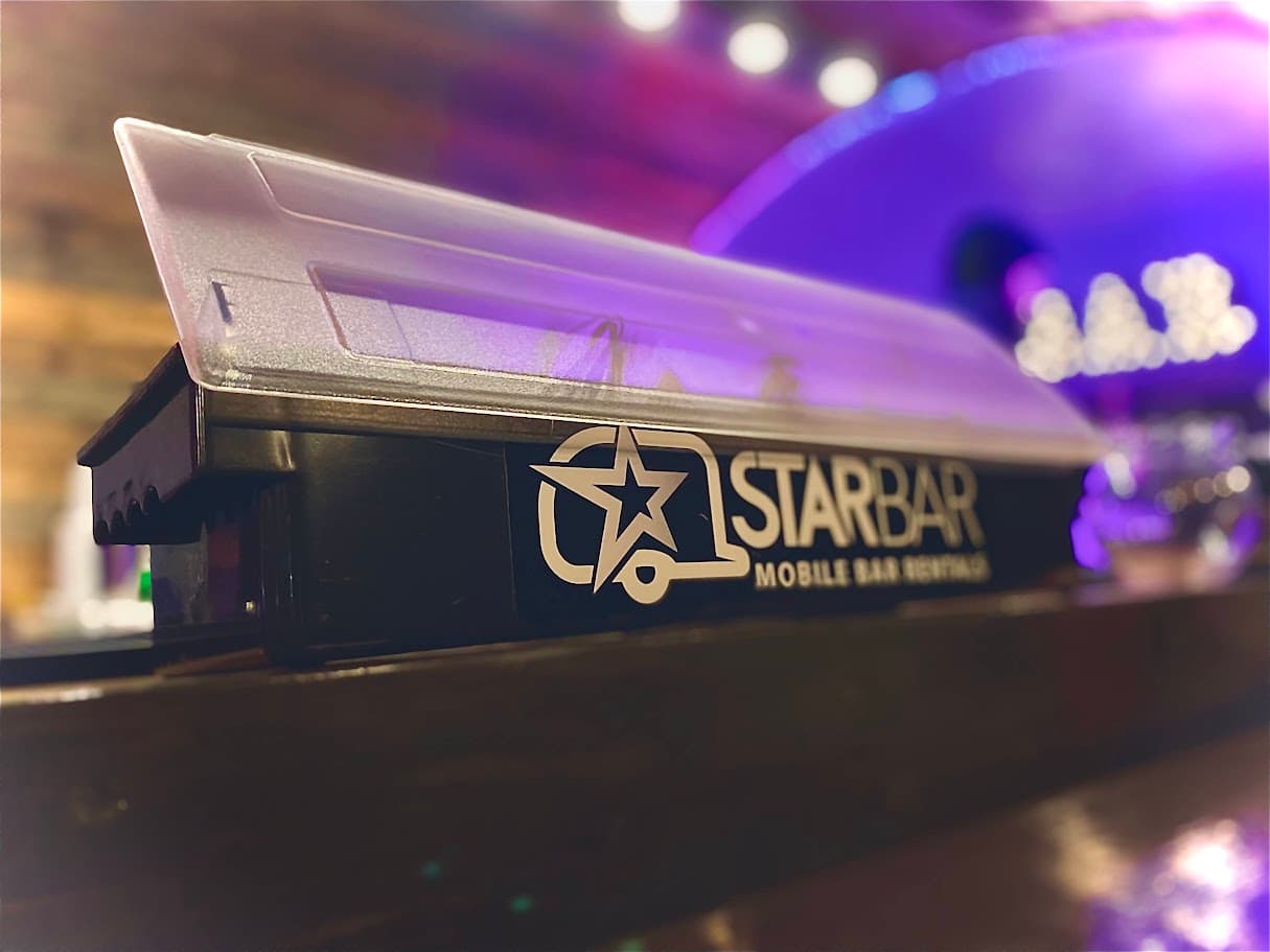 STARBAR NY branded garnish tray at a private event